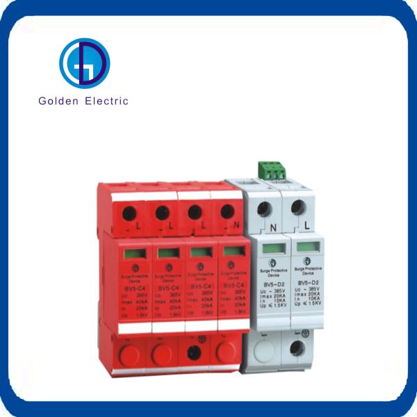 20kv 2p/3p 40ka Imax AC Surge Protective Device for Solar System Lightning Protection