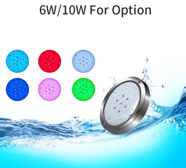 Stainless Steel Swimming Pool RGB Lights Color Changing Acid Proof SMD2835