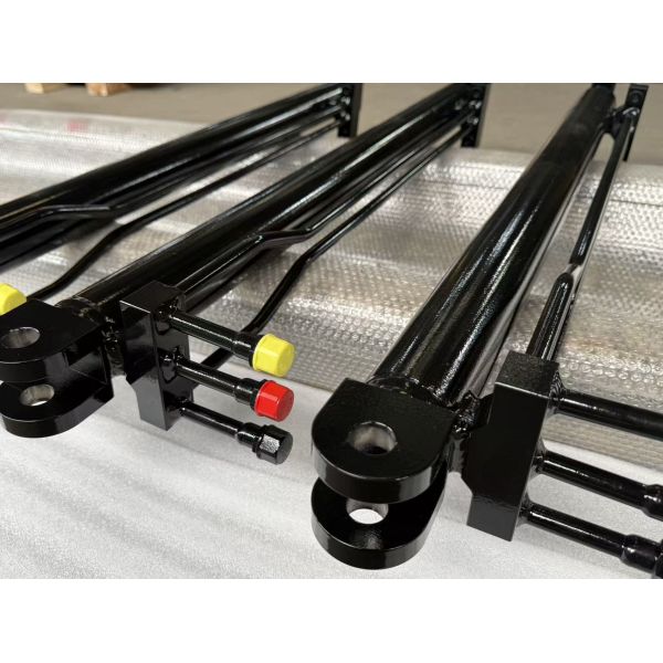 Hard Chrome Plated Telescopic Hydraulic Ram Cylinder For Construction Machinery