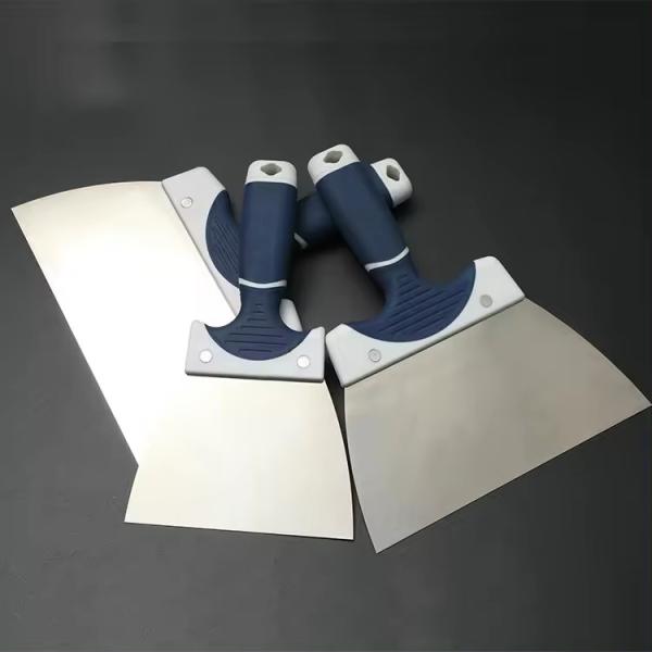 Construction Tools Drywall Putty Knife Stainless Steel Mirror Polish Blade Filler Plaster Decorate Flexible Tapping Scra