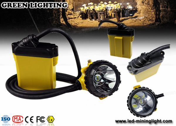 Eco Friendly Cordless Mining Lights , Strong Emergency Miners Head Torch 25000 lux