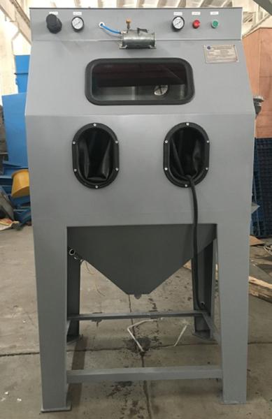 Stainless Steel Wet Blasting Cabinet , Sand Blast Cabinet Environmental Friendly