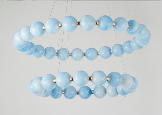 На заказ Гостиная Люстра Ресторан Гостиница Лобби Жемчужная Ожерелье Люстра