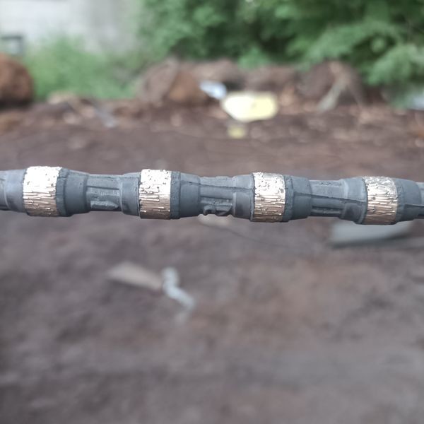 Электроплавированная алмазная проволочная пила, используемая для резки стали, железа