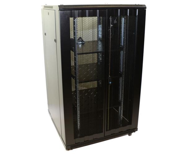 Communications / Network Equipment Rack On Wheels 19 Inch Size Black Color