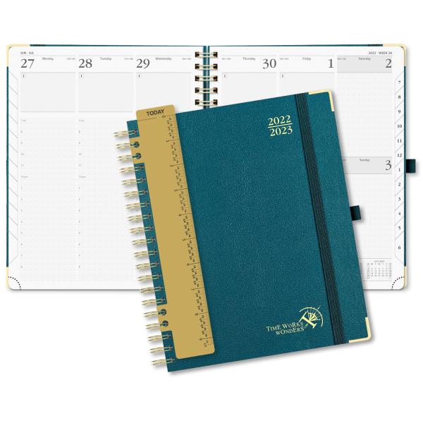 A4 Size Custom Academic Planner With Hourly Schedule Monthly Tabs