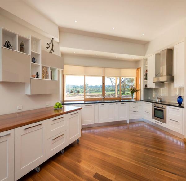 American style Shaker kitchen cabinet，blue color kitchen cupboard，kitchen from China，kitchens ready european