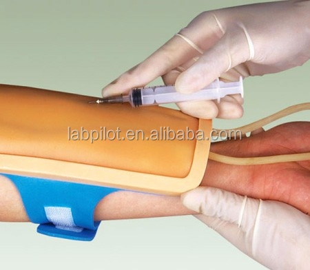 Advanced PVC Forearm Venipuncture Training Pad IV Injection Pad for Medical Science