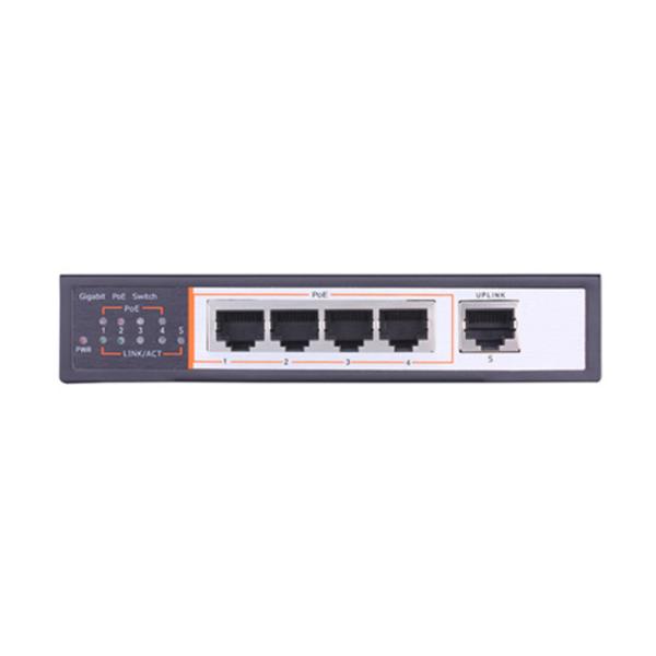 Fast Unmanaged Network Poe Switch 5 Port Gigabit Automatic Recognition