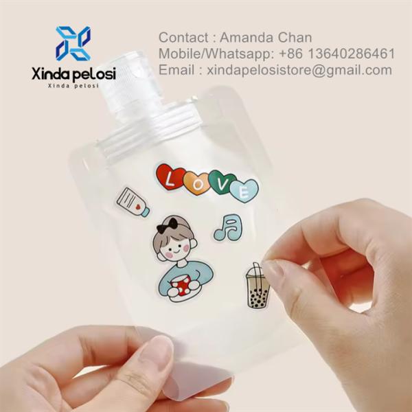 Fábrica de PE Material Flip Top Pour Spout Caps Spout Flip Cap Stand Up Pouch Flip Cap para venda