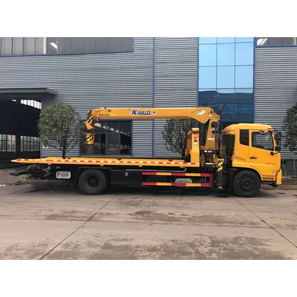 4*2 Dongfeng 8 Ton Truck Crane Knuckle Crane Truck For Construction Work