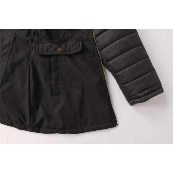 Ladies Revrsible Longline Coats Multicolor Keep Warm Casual And Fashion Black Color Clothes