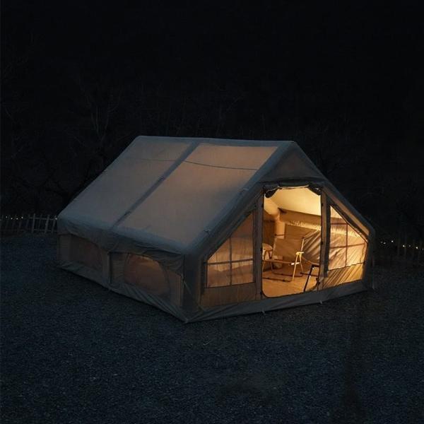2023 Custom 2-3 Persons Family Camping Tent Waterproof Inflatable House Air Outdoor Inflatable Camping House Tent