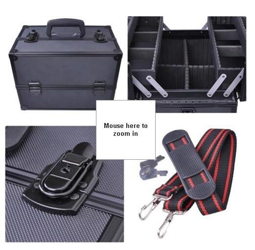 Fashionable Aluminium Makeup Case For Keep Cosmetic And Listing Things