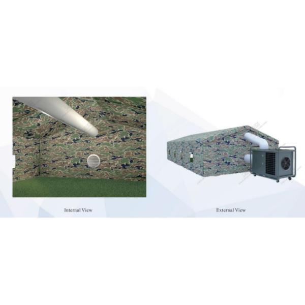 Outdoor Tent Ducting Mobile Air Conditioning Units With Full Metal Plate Structure