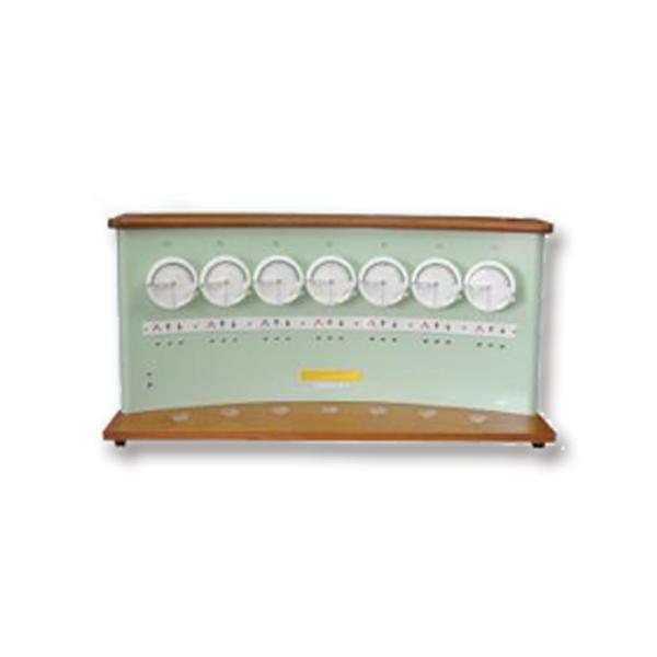 BS 22313 JIS L1059-1 ISO 2313 Monsanto 7 Station Fabric Wrinkle Recovery Tester Fabric Crease Recovery Testing Machine