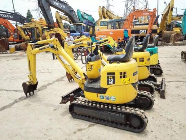 Komatsu Used Excavator 1 ton , Yellow color crawler excavator