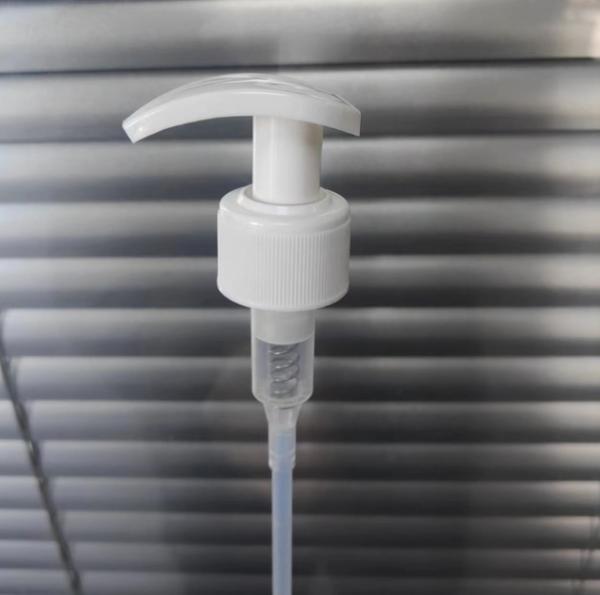 Lotion Pump 316SS Spring White Body Lotion Dispenser Pump Neck 24 / 28 Discharge Rate K202-5