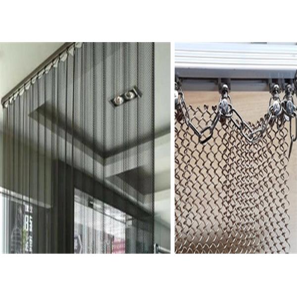 Свободный установите алюминий сплетите занавес ткани металла 5x5mm 6x6mm