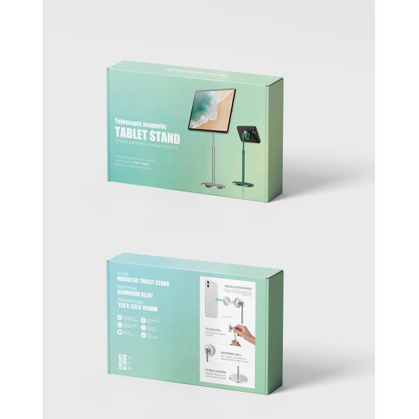 567g 90mm Height Aluminum Alloy Magnetic Tablet Stand / Ipad Pro Stand Magnetic