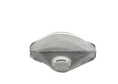 Horizontal Foldable Dust Mask Respirator , FFP2V Dust Mask With Carbon With Valve