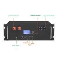 Accumulateur d'énergie solaire à pile monté sur un rack Batterie au lithium-ion 48V100Ah