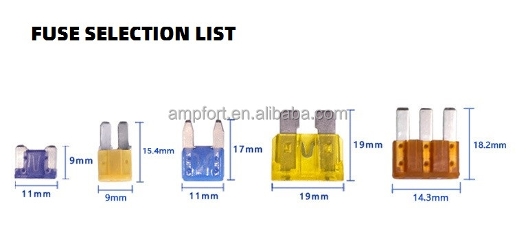 MTA UNIVAL PCB Inline Push In Automotive 1 Way Car Fuse Holder ATO 0300420 15A 19 мм с крышкой 0300359