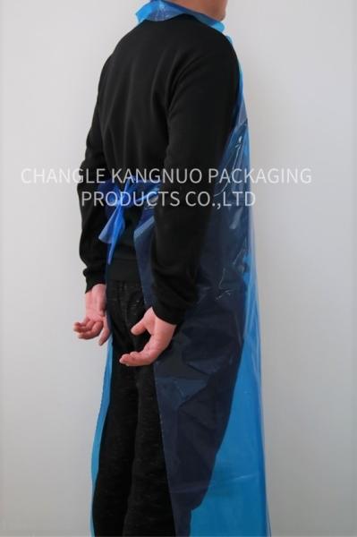Blue Medical Disposable Polythene Aprons On The Roll , 200Pcs / Roll Packing