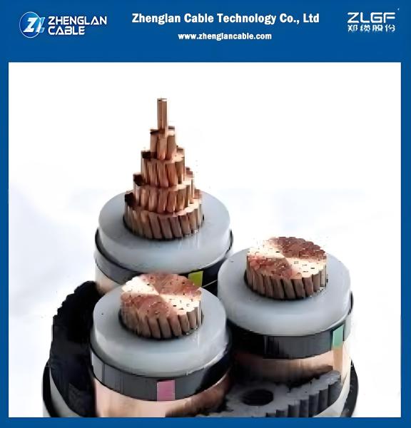 Underground Armoured Power Cable steel wire armored xlpe insulation 8.7/15kv YJV32 3x150mm2 IEC 60502-2