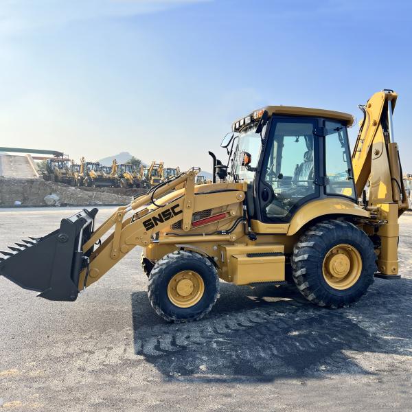 SHANMON 388H 388 Mini Loader 4x4 H Outrigger Backhoe Excavator for Heavy Duty Work