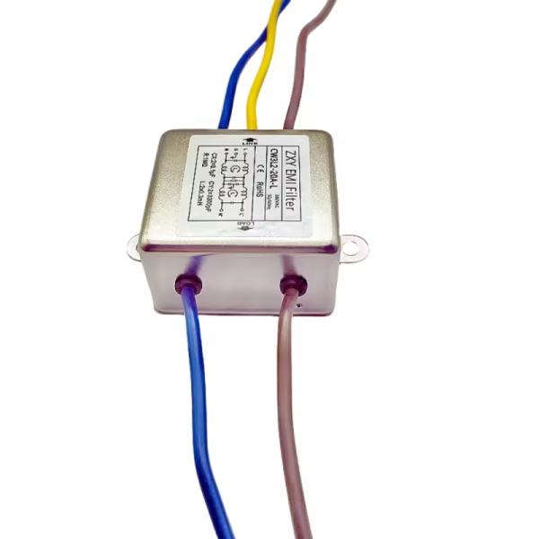 Фильтр EMI однофазный антиинтерферентный источник питания 115V / 250V / 380V CW3L2-20A-L CW4L2-20A-S CW4L2-20A-T 50/60HZ