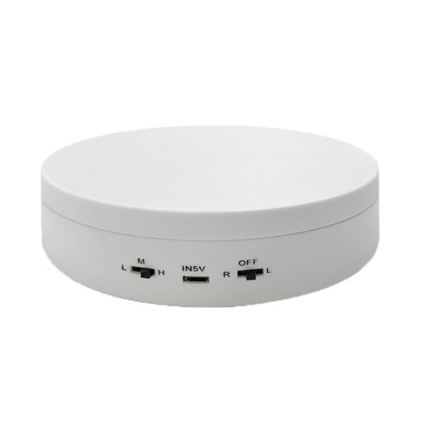 Freestanding Round Rotating Display Stand Electric Turntable Display With Two Switch