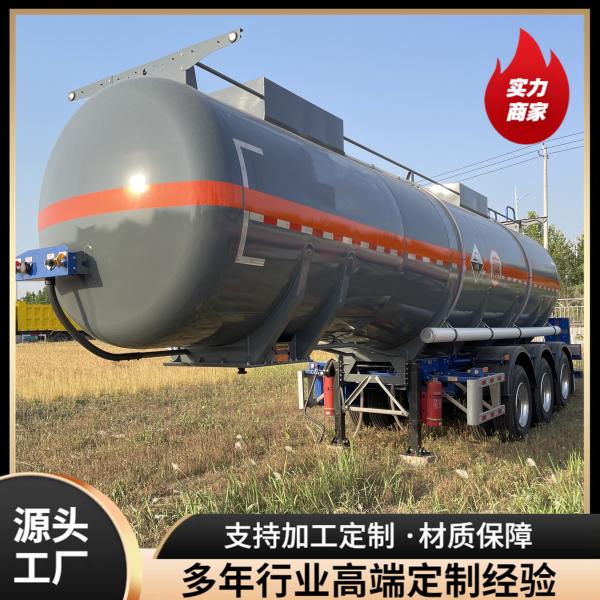 Chemical Transport Tank Trailer for Sodium Hypochlorite Max Payload 15001-20000 kg