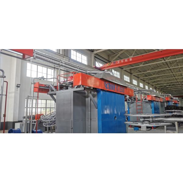 PLC Controlled Shuttle Rotomolding Machine Liquefied Gas Heating