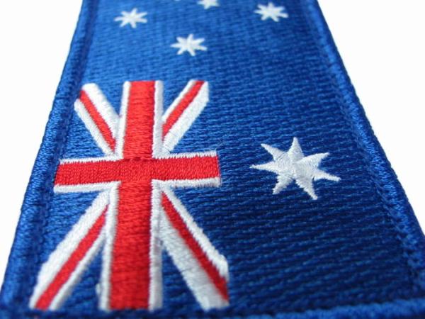 National Flags Custom Embroidered Patch Offset Printing PMS Sustainable
