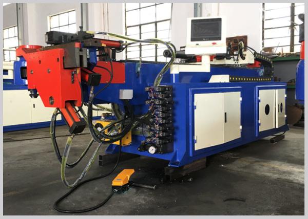 Clamping Feeding Cnc Tube Bender , Metal Tube Bending Machine 380v 7.5kw
