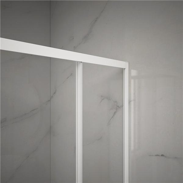 Square 6mm tempered glass 900x900x2000mm Bathroom Curved Corner Shower Enclosure , Shower And Bath Enclosures