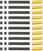 AaL-49-17 S 20sets por caixa Etiquetas de preço de plástico com base metálica