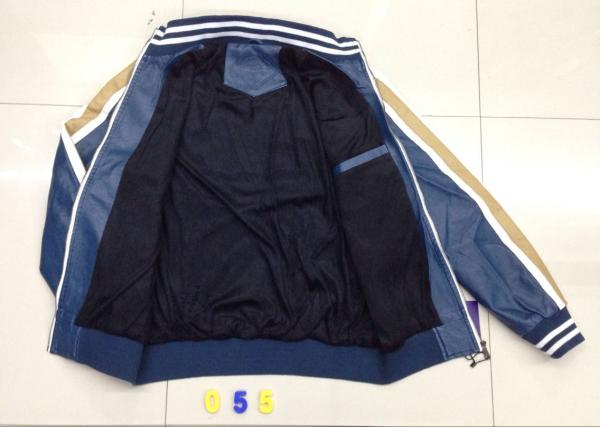 055 Men's pu fashion baseball jacket coat stock