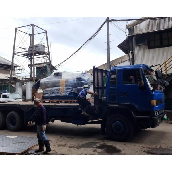 Mining Duty 8 Bar High Pressure Slurry Pump 6 Vane Enclosed Impeller RAL 5015