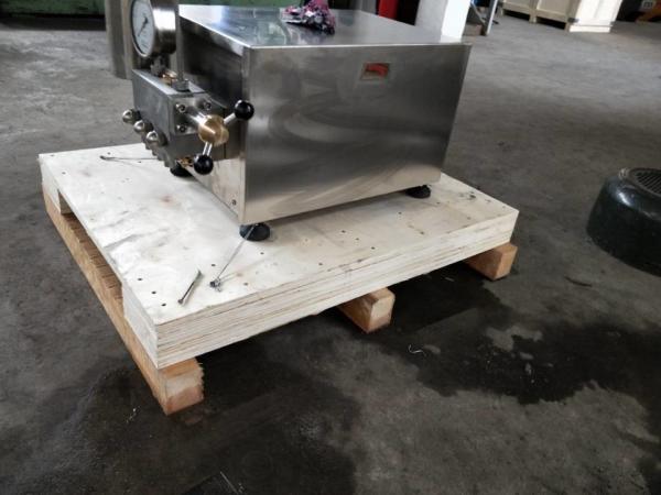 Homogeneizador de leite em mini-escala de 20 L/H polido a espelho polaco para processamento de pequenos lotes