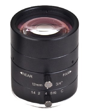 1 20mm,  IR Corrected C mount, machine vision lens, for Sony IMX174 , Low distortion less 1% , for LPR/ANPR ,Bin-pink