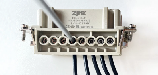 6Pins 16A HanB Heavy Duty Connector