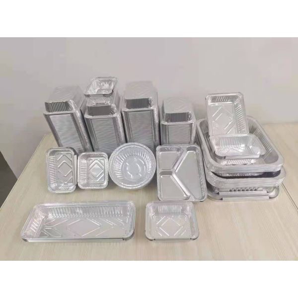 Customized Service Food-Grade Aluminum Foil Lunch Box with Uniform Thickness and High Low Temperature Resistance