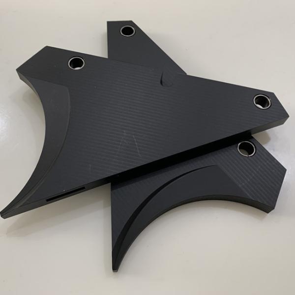 Dark Gray Color End Plate for Roland 700 Ink Duct End Blocks 160x85mm Printing Machine Part