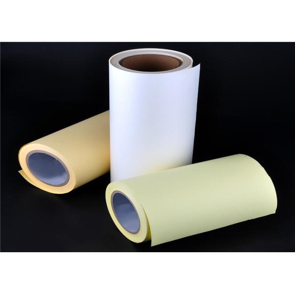 Double bleu jaune blanc latéral du papier 65g 80g 100g de libération de silicone