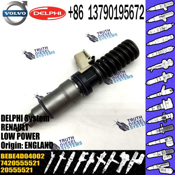 common rail injector 20555521 BEBE4D04002 for VOL / trucks MD11 diesel injector nozzle 20555521 BEBE4D04002