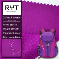 Jacquard 100% de polyester tisser le tissu d'unité centrale pour imperméabiliser l'anti charge statique