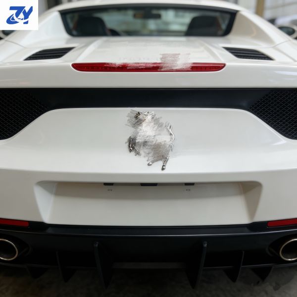 Hot Selling Car Parts Rear Bumper Car Emblem for Ferrari Other Body Kits