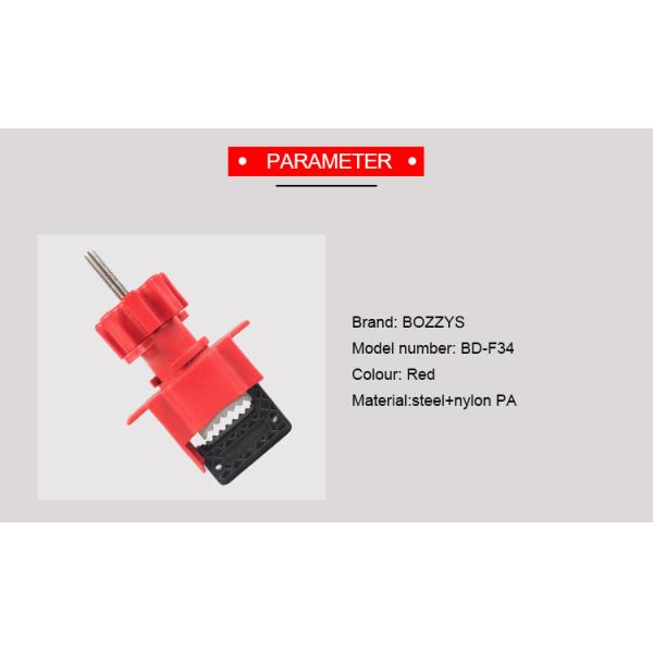 BOSHI Nylon PA And Steel Material Butterfly Universal Valve Lockouts